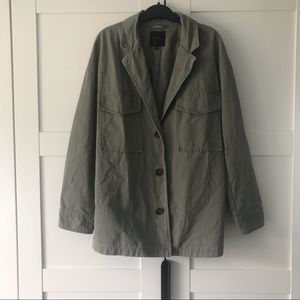 Dynamite Green Khaki Blazer, Size M